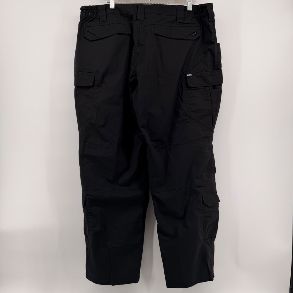 CQR Tactical Series Mens Black Ripstop Cargo Pants TFP521 36W 30L NEW